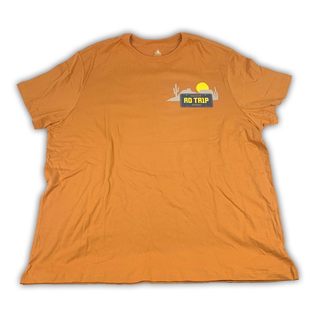Disney Cars Pixar Ornament Valley T Shirt Sz XXL Orange Radiator Springs Rd Trip